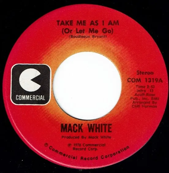 Take Me As I Am (Or Let Me Go) / By The Circle On Your Finger
