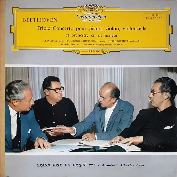 Triple Concerto Pour Piano, Violon, Violoncelle Et Orchestre En Ut Majeur