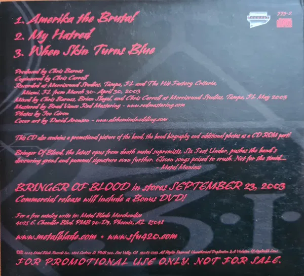 Bringer Of Blood 3 Song Sampler