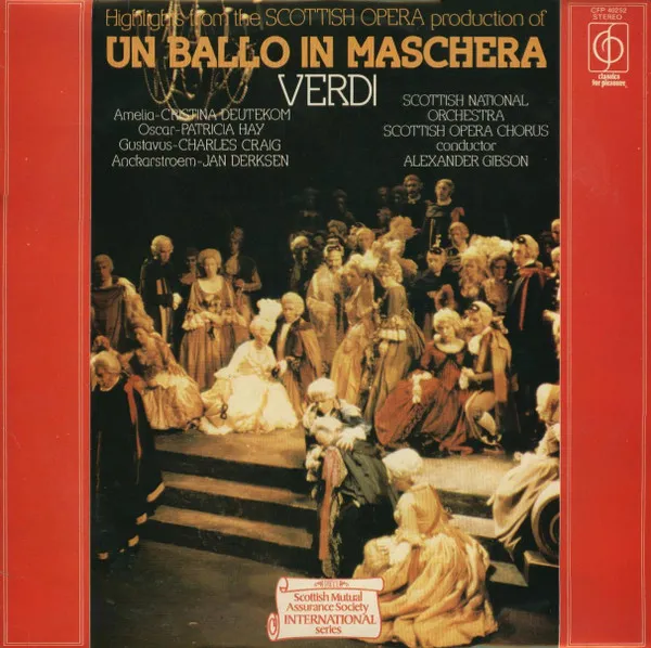 Highlights From The Scottish Opera Production Of Un Ballo In Maschera