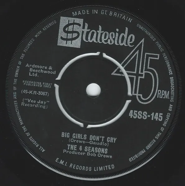 Big Girls Don't Cry / Connie-O