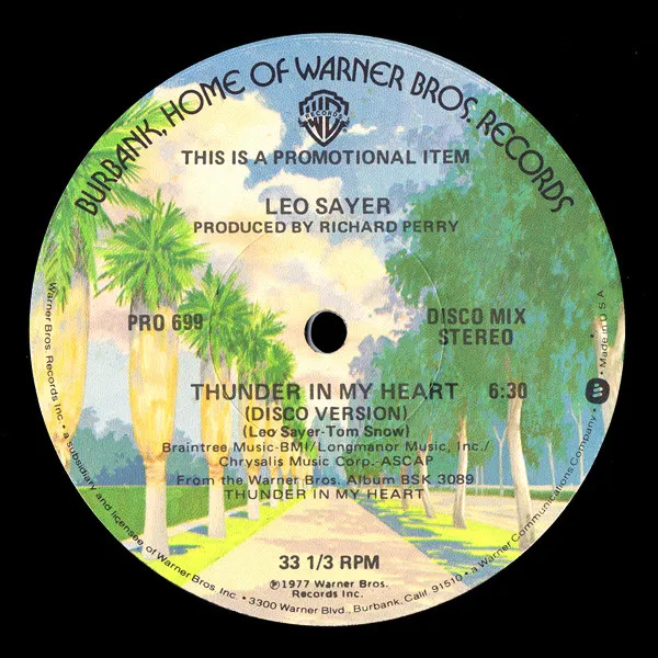 Thunder In My Heart (Disco Version)