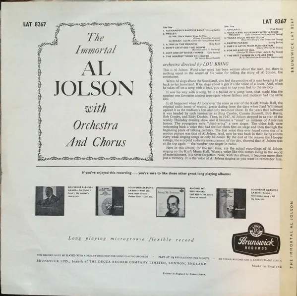 The Immortal Al Jolson