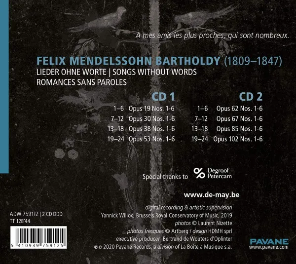 Mendelssohn: Songs Without Words