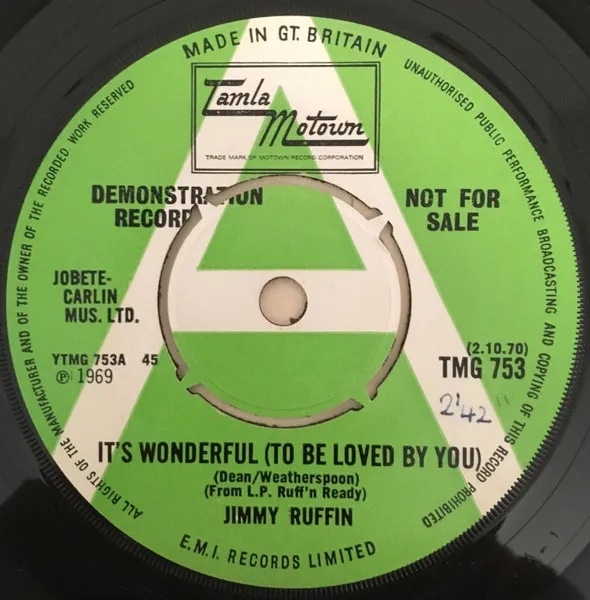 It's Wonderful (to Be Loved By You) / Maria You Were The Only One
