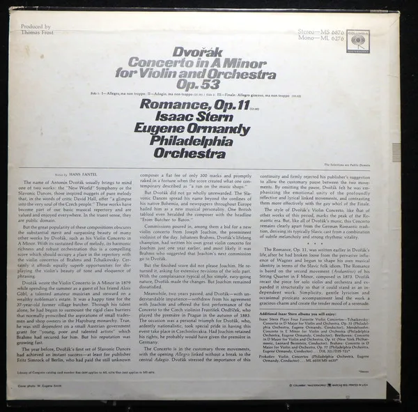Violin Concerto / Romance For Violin And Orchestra