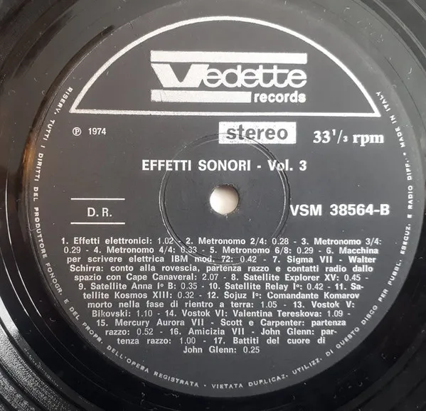 Effetti Sonori Vol. 3 - Sound Effects