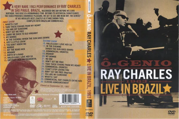 Ô-Genio: Ray Charles Live In Brazil, 1963