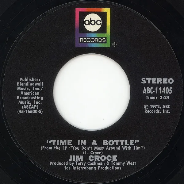 Time In A Bottle / Hard Time Losin' Man