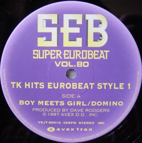 Super Eurobeat Vol. 80 - TK Hits Eurobeat Style 1
