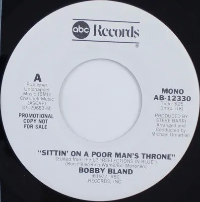 Sittin' On A Poor Man's Throne