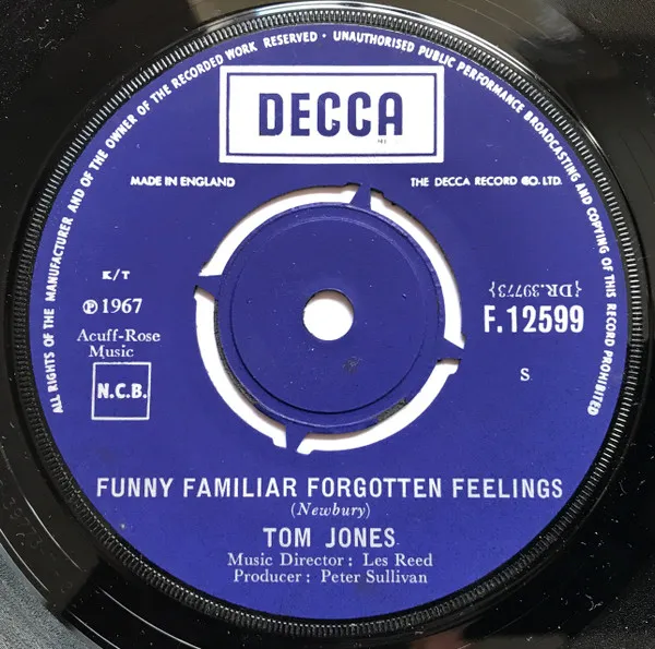 Funny Familiar Forgotten Feelings / I'll Never Let You Go