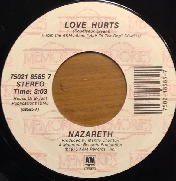Love Hurts / This Flight Tonight