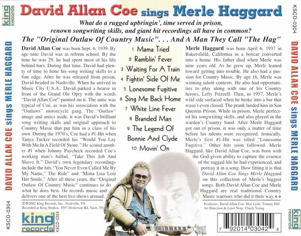Sings Merle Haggard