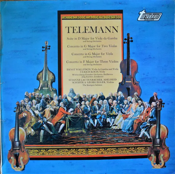 Suite In D Major For Viola Da Gamba And String Orchestra / Concerto In G Major For Two Violas And String Orchestra / Concerto In G Major For Viola And String Orchestra / Concerto In F Major For Three Violins And String Orchestra