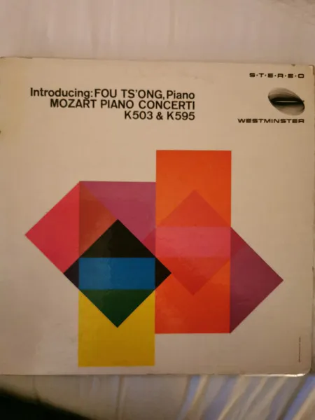 Introducing : FOU TS'ONG, Piano MOZART PIANO CONCERTI KS03 & K595