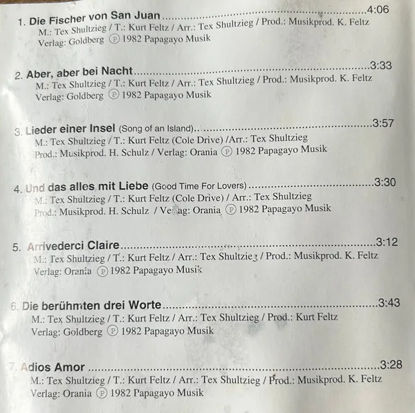 Seine Großen Schlager
