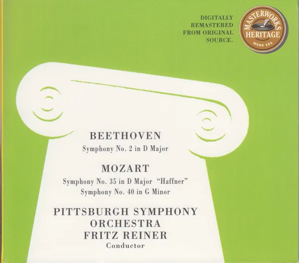 Beethoven: Symphony No. 2 In D Major / Mozart: Symphony No. 35 In D Major "Haffner", Symphony No. 40 In G Minor