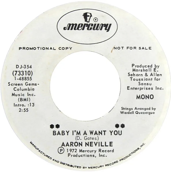 Baby I'm A Want You / Mojo Hannah