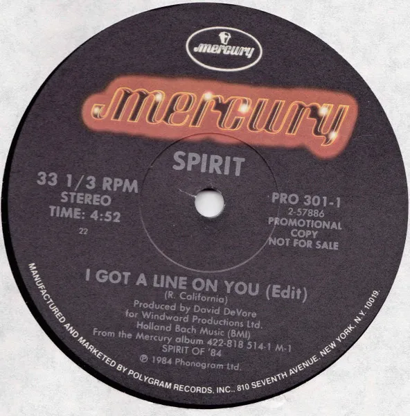 I Got A Line On You / Black Satin Nights