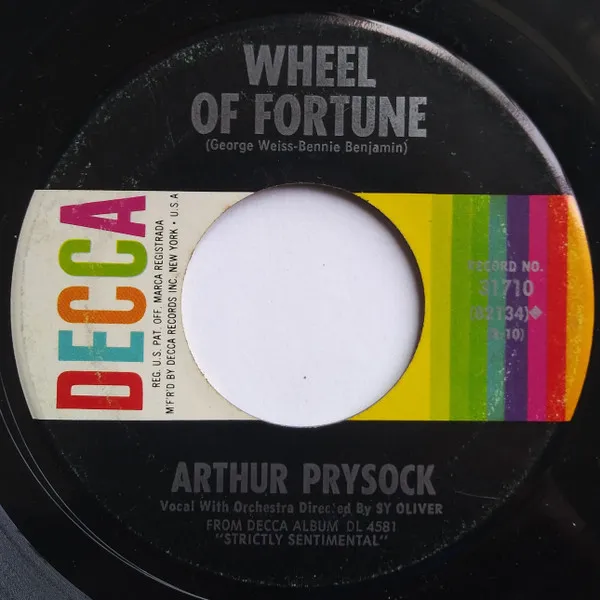 Wheel Of Fortune / I Cover The Waterfront