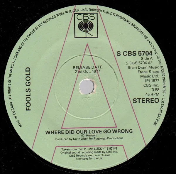 Where Did Our Love Go Wrong