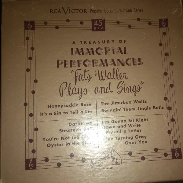 Fats Waller Plays And Sings