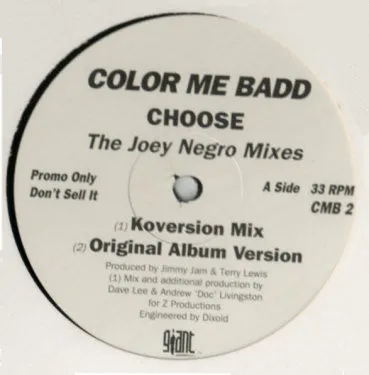 Choose (The Joey Negro Mixes)