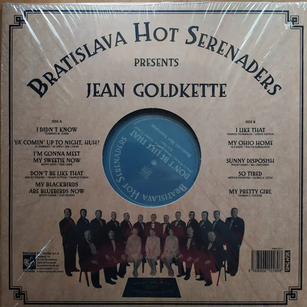 Bratislava Hot Serenaders: Presents Jean Goldkette LP