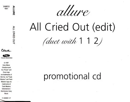All Cried Out (Edit)