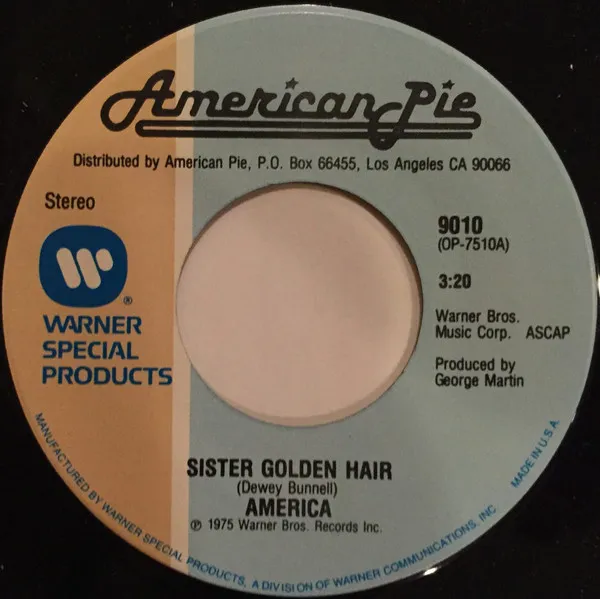 Sister Golden Hair / Ventura Highway
