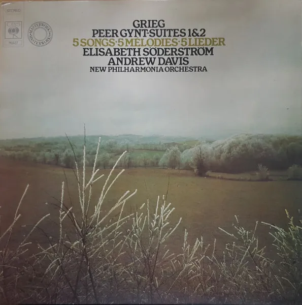 Peer Gynt Suites 1&2 / 5 Songs • 5 Mélodies • 5 Lieder