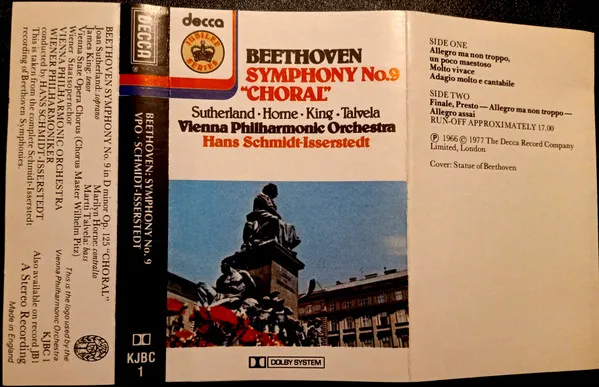 Symphony No. 9 In D Minor Op. 125 "Choral"