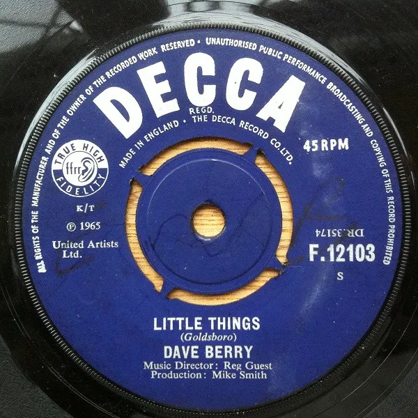 Little Things / I've Got A Tiger By The Tail
