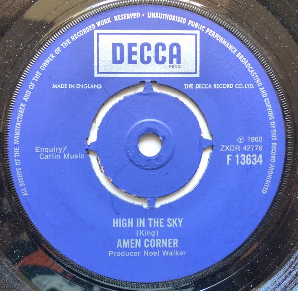 High In The Sky / Gin House Blues