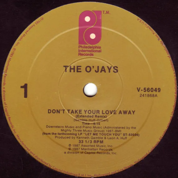 Don't Take Your Love Away