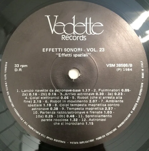 Sound Effects 23 - Effetti Sonori Vol.23
