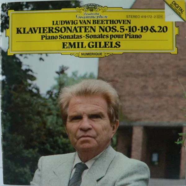 Klaviersonaten Nos.5 • 10• 19 • 20 = Piano Sonatas = Sonates Pour Piano