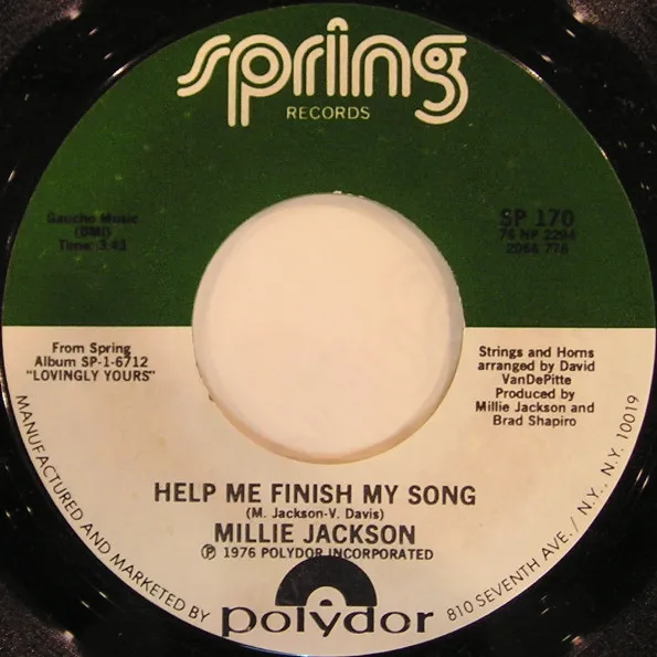I Can't Say Goodbye / Help Me Finish My Song