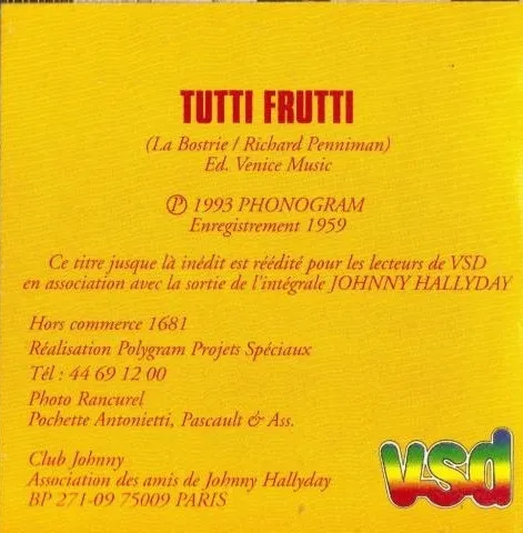 Tutti Frutti (Inédit 59)