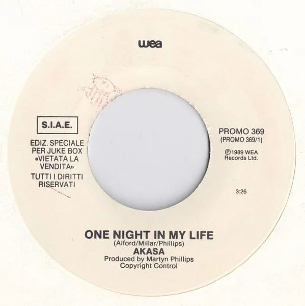 One Night In My Life / Heaven's Here