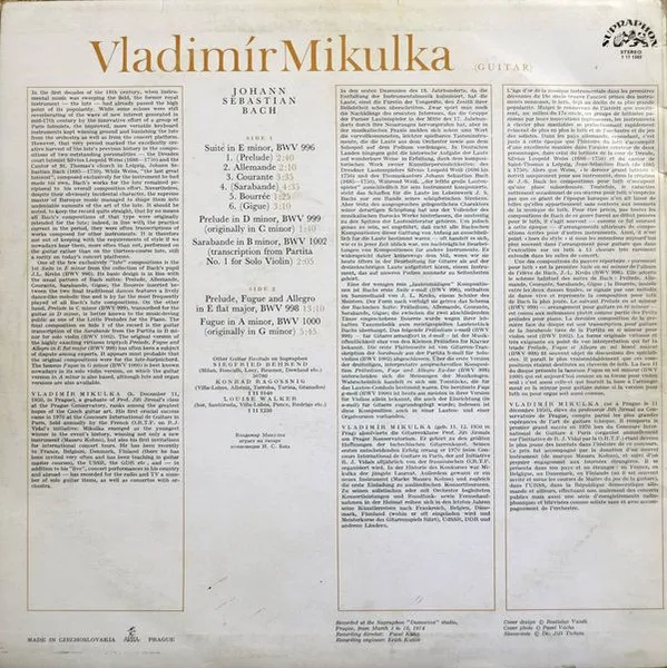 Compositions By J'S' Bach