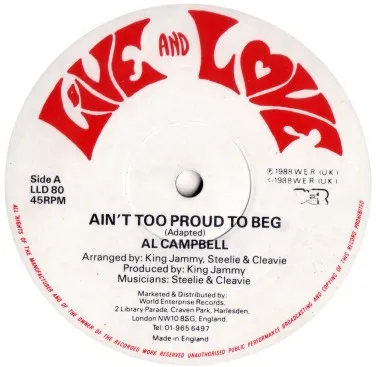 Ain't Too Proud To Beg/Reality