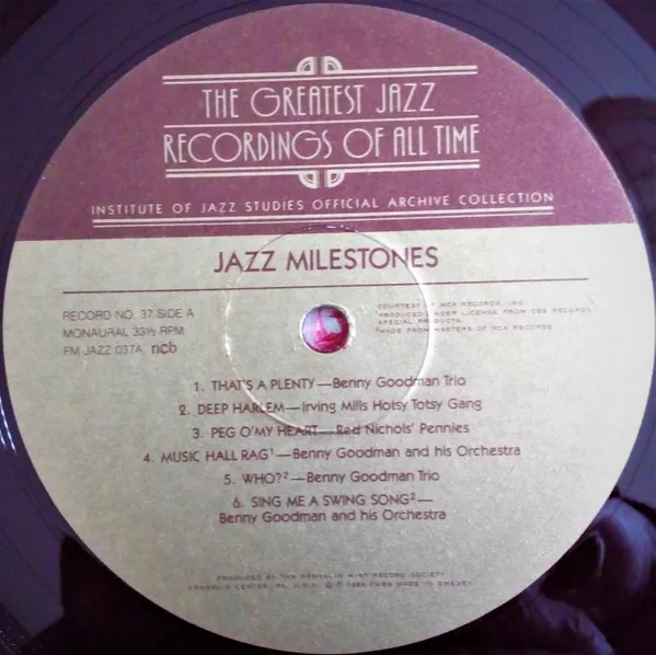 Jazz Milestones