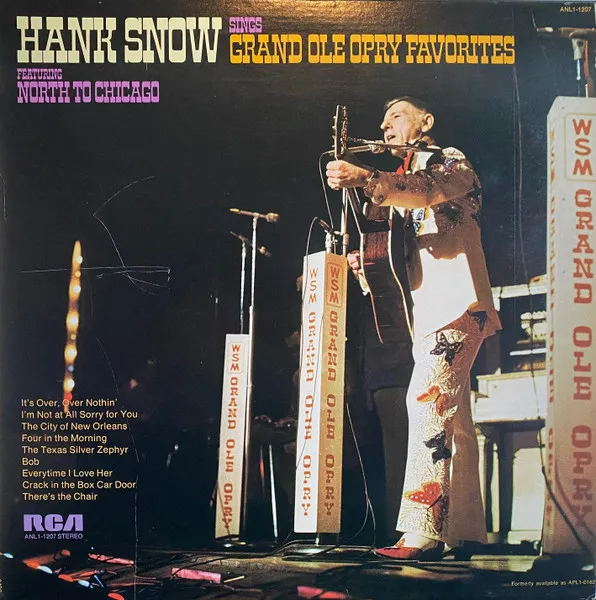 Hank Snow Sings Grand Ole Opry Favourites