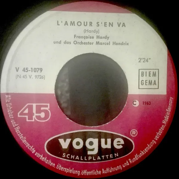 L'amour S'en Va / Je Pense À Lui