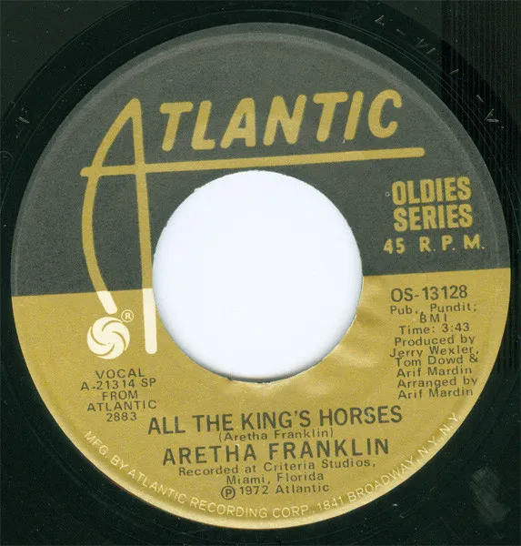 All The King's Horses / Gentle On My Mind