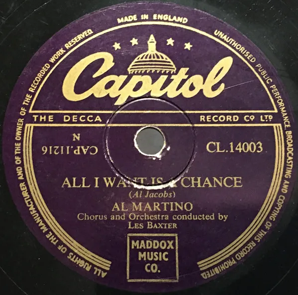 All I Want Is A Chance / You Can't Go On Forever Breaking My Heart