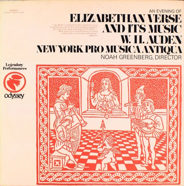 An Evening Of Elizabethan Verse And Its Music