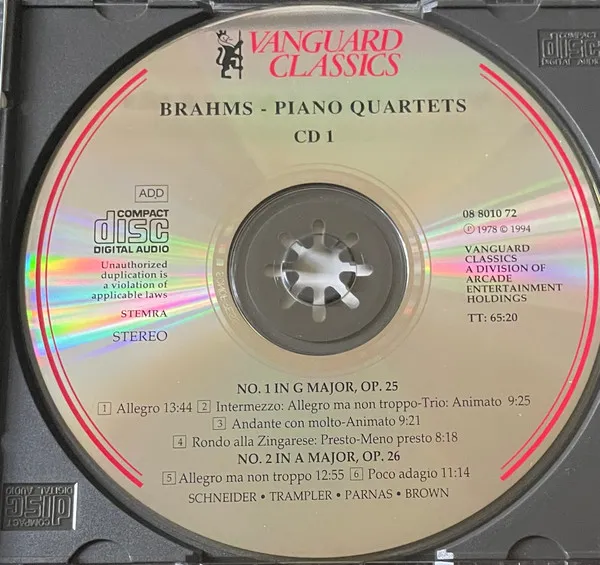 Piano Quartets (Complete)